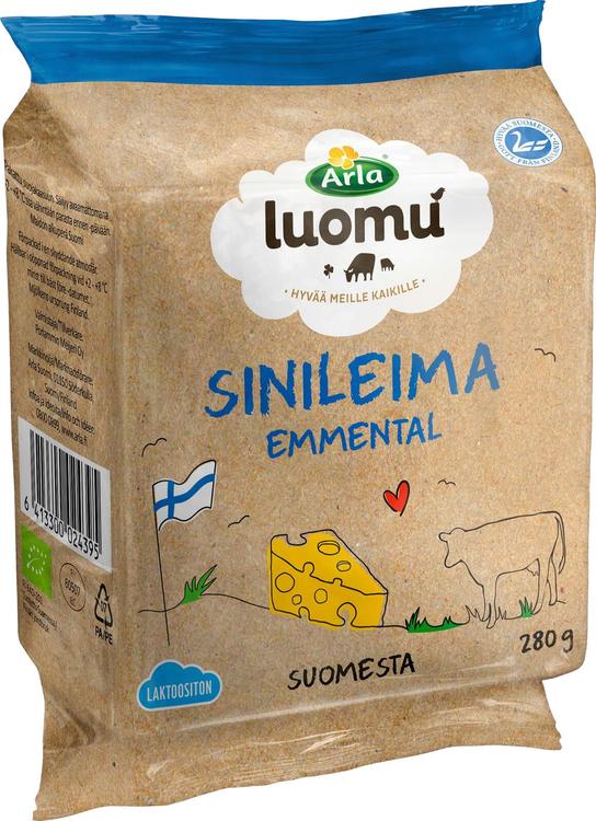 Arla Luomu Emmental sinileima 280G