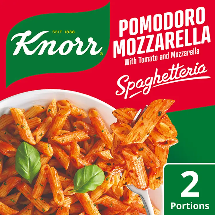 Knorr Tomaatti-mozzarella Spaghetteria pasta-ateria Tomaattia ja mozzarellaa 163 g 2 annosta