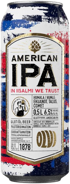 OLVI American IPA 6,5 % 0,5 l tlk