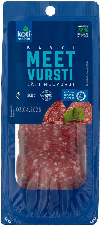 Kotimaista kevyt Meetvursti 200 g