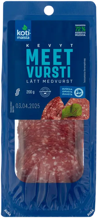Kotimaista kevyt Meetvursti 200 g