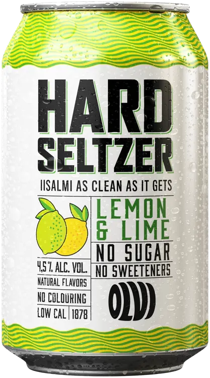 OLVI Hard Seltzer Lemon & Lime 4,5% 0,33 l tlk