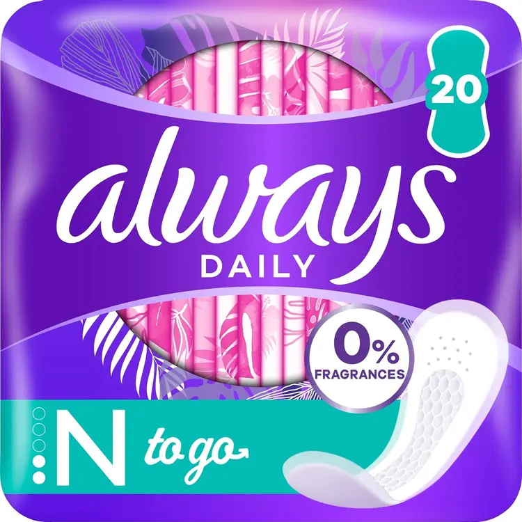 Always Daily Normal to go 20kpl pikkuhousunsuoja