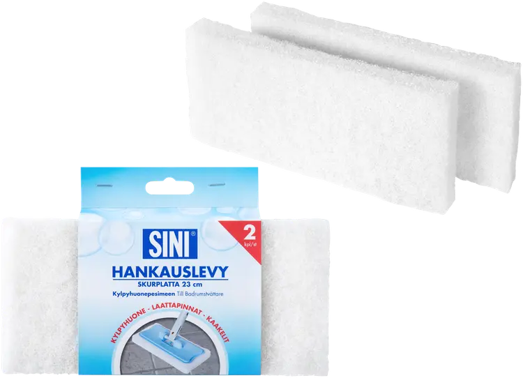 Sini hankauslevy 23cm 2kpl