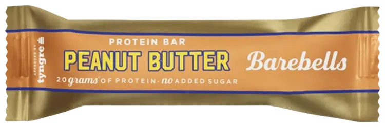 Barebells Peanut Butter maapähkinävoinmakuinen proteiinipatukka 55g