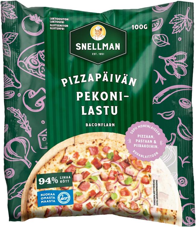 Snellman Pizzapäivän pekonilastu 100 g