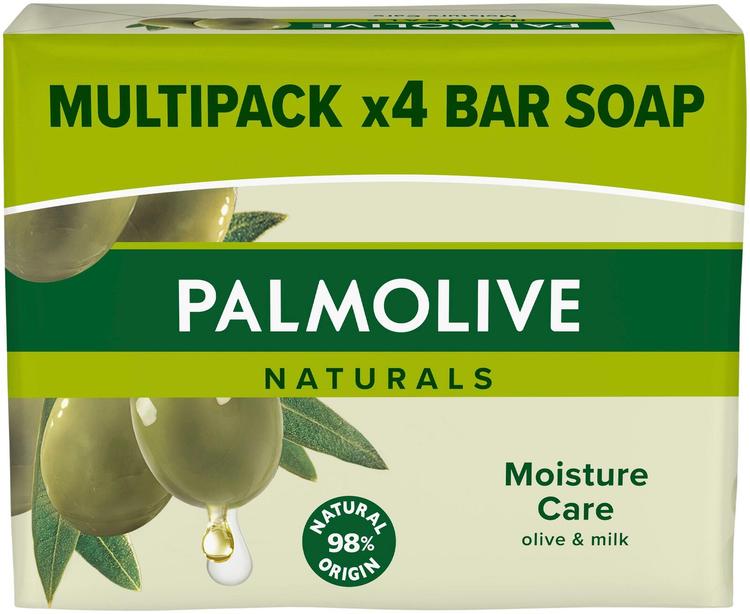 Palmolive Naturals Moisture Care palasaippua 90g 4-pack