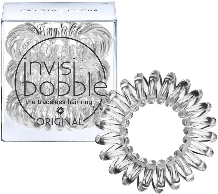 invisibobble ORIGINAL Crystal Clear hiuslenkit 3kpl