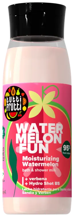 Tutti Frutti kosteuttava kylpy- ja suihkusaippua Watermelon and Verbena 400 ml