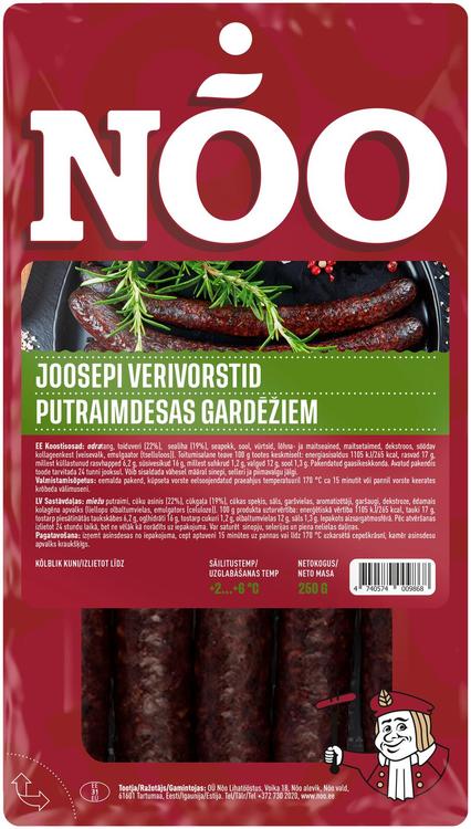 Nõo Joosepi Verivorstid 250 G