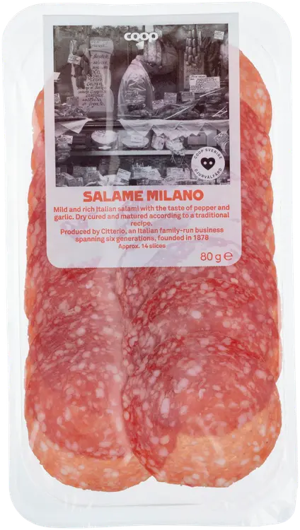Coop Salame Milano salami 80 g