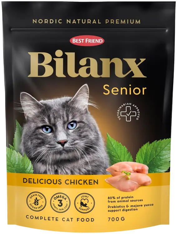 Best Friend Bilanx Senior kana kuivaruoka kissoille 700 g