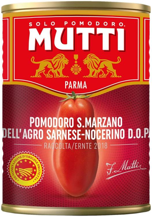 Mutti San Marzano kokonaiset kuoritut tomaatit 400g