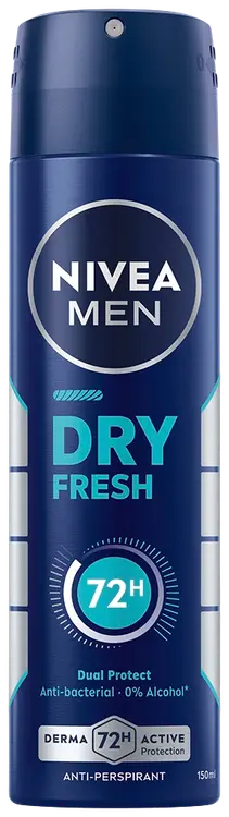 NIVEA MEN 150ml Dry Fresh Deo Spray -antiperspirantti
