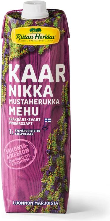 Riitan Herkku Kaarnikka-mustaherukkamehu 1 L