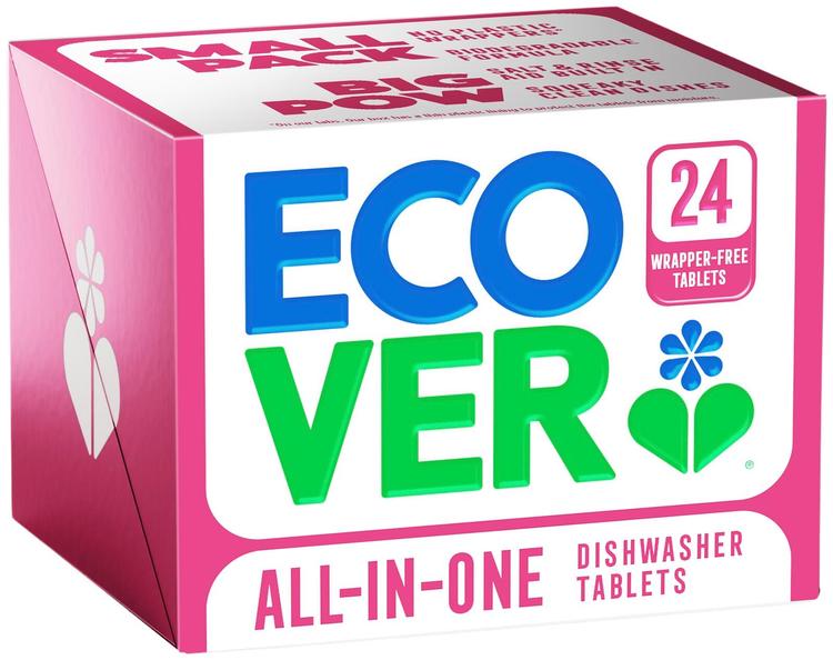 Ecover All-In-One konetiskitabletit Citrus 0,42 kg 24 kpl