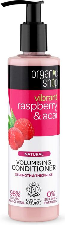 Organic Shop Raspberry & Acai hoitoaine 280 ml