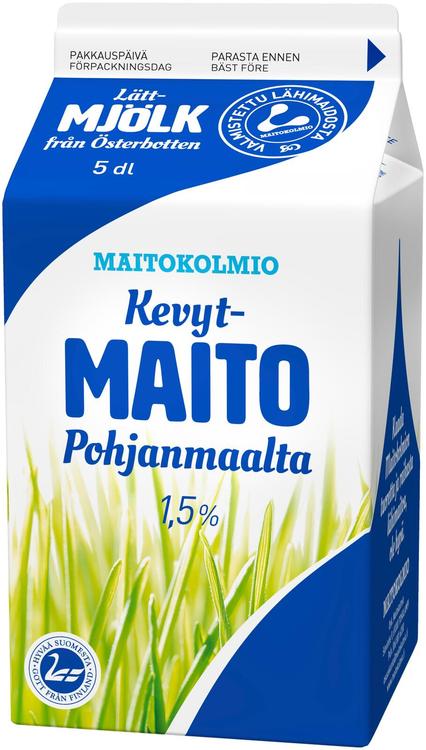 Maitokolmio kevytmaito 5dl