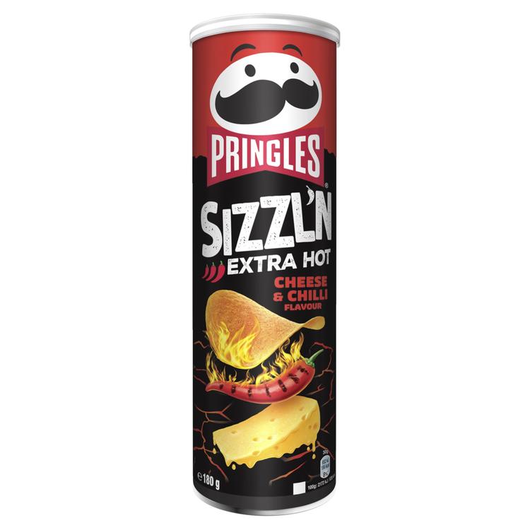 PRINGLES SIZZL'N Cheese & Chilli 180g
