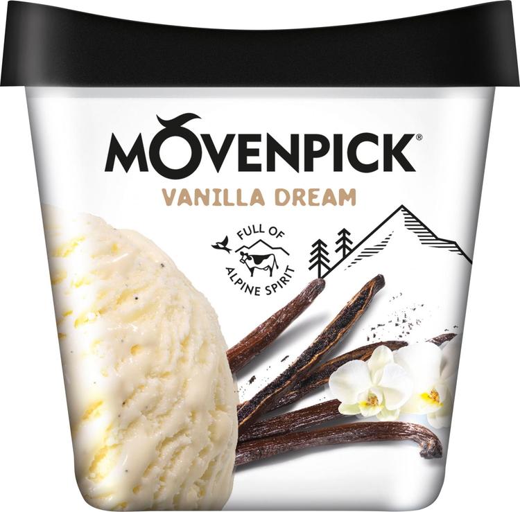 Mövenpick Vanilla Dream kermajäätelö kotipakkaus 250g/500ml