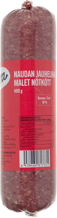 Xtra naudan jauheliha 10% 400 g
