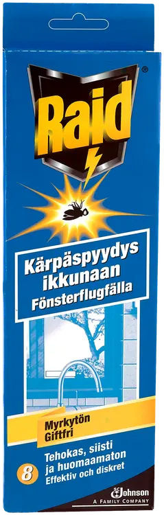 Raid Kärpäspyydys ikkunaan 8kpl