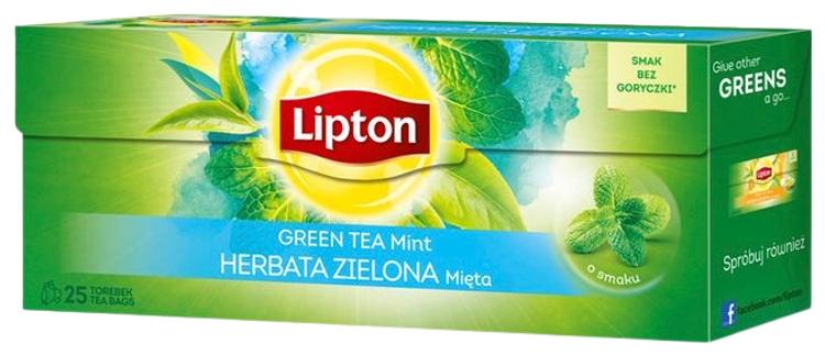 Roheline tee Lipton 25x1.32g Piparmündi