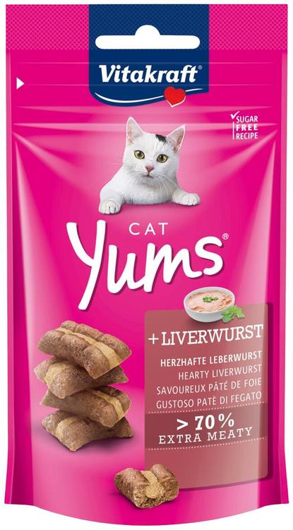 Vitakraft Cat Yums® Makupala kissoille, maksamakkara 40g