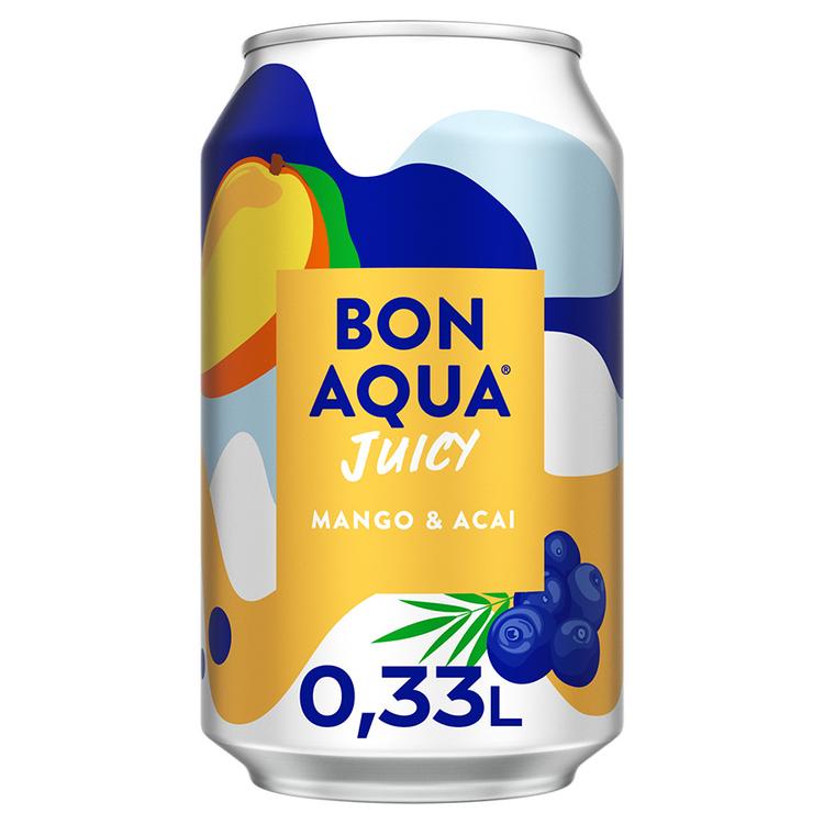 Bonaqua Juicy Mango & Acai hiilihap. juoma tlk 0.33 L