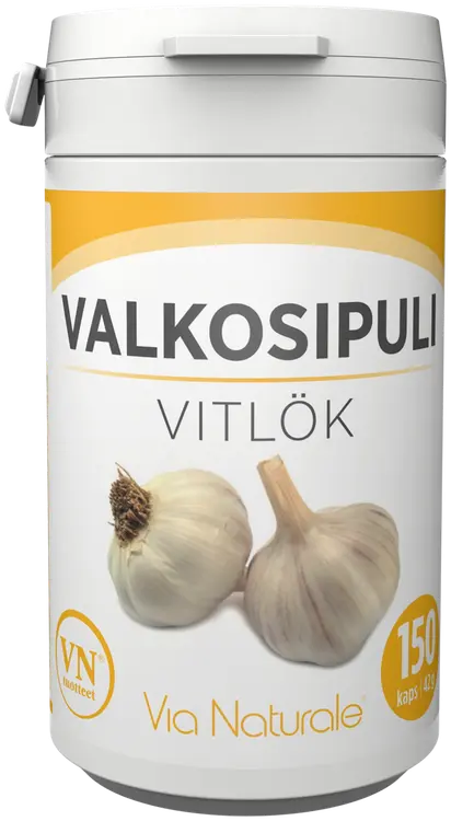 Valkosipuli 150 kaps Via Naturale