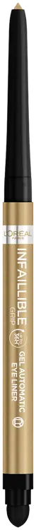 L'Oréal Paris Infaillible Grip 36H Gel Automatic 014 Soft Gold vedenkestävä silmänrajauskynä 5g