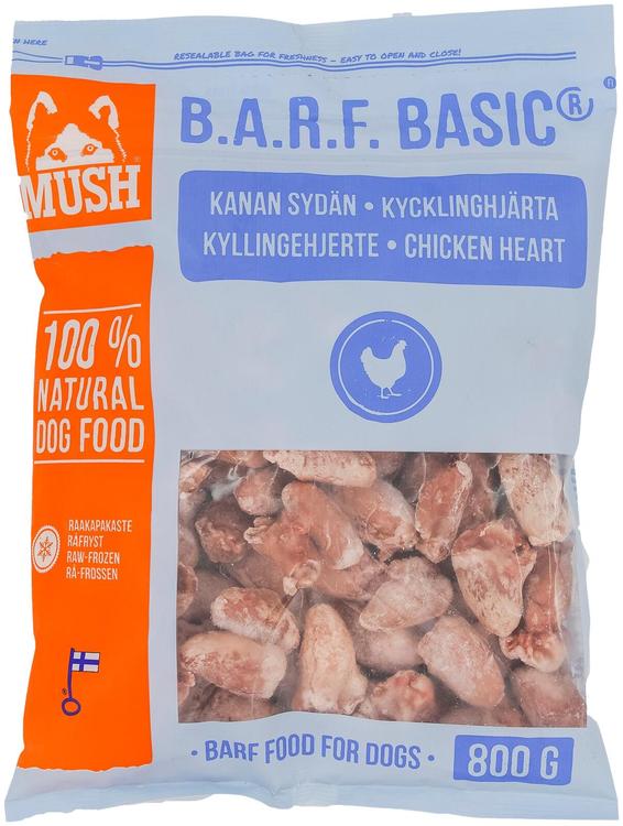 MUSH BASIC KANAN SYDÄN rehuaine koirille 800 g
