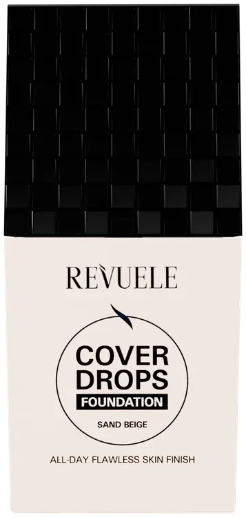 Revuele Cover Drops meikkivoide.Kevyt ja peittävät meikkivoide joka jättää ihon heleäksi.