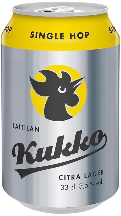 Laitilan Kukko Citra Lager 3,5% 0,33L single hop olut
