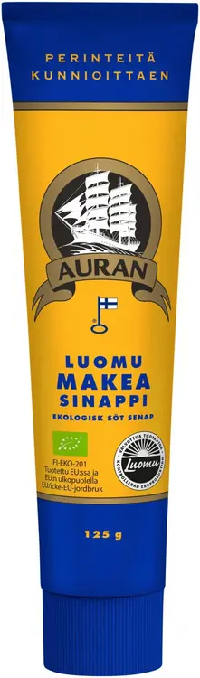 Auran Sinappi Luomu Makea sinappi 125g