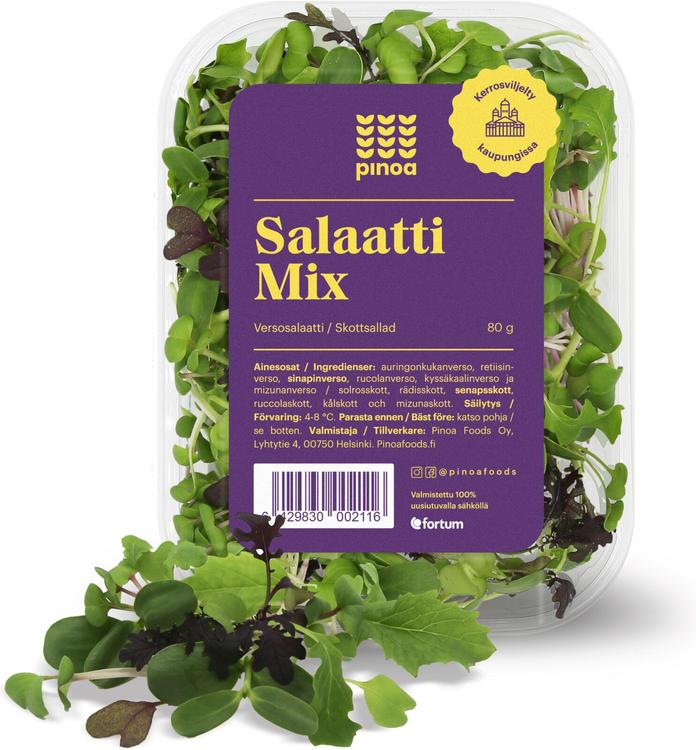Pinoa Foods salaatti mix 80g