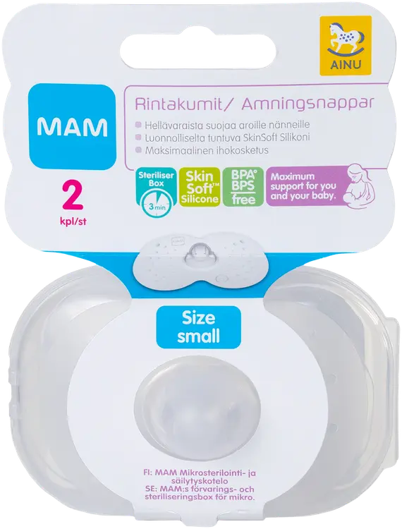 Ainu MAM Nipple Shields Rintakumi 2kpl koko S