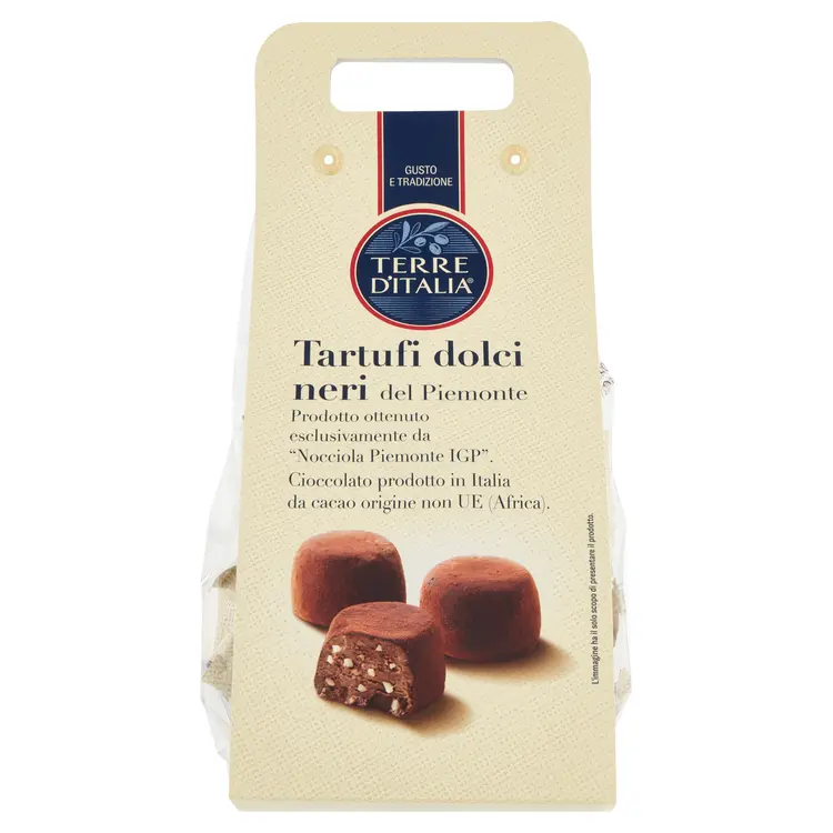 Terre d'Italia Tartufi dolci neri del Piemonte suklaa 180g