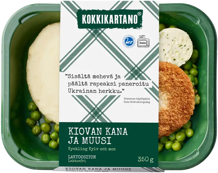 Kokkikartano Kiovan kana ja muusi 350g