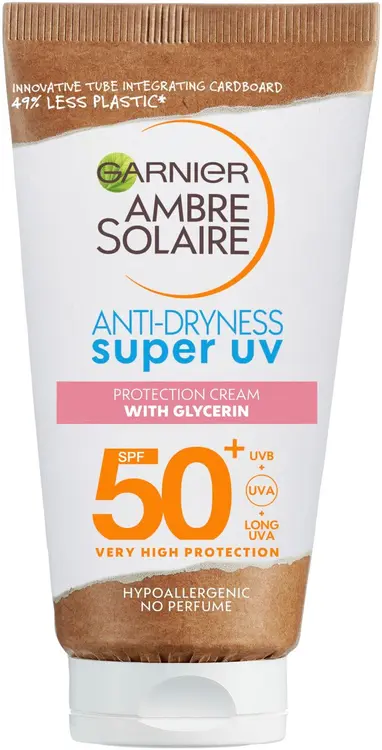Garnier Ambre Solaire Anti-Dryness super UV aurinkosuojavoide SK50+ 50ml