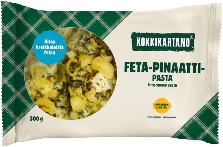 Kokkikartano Feta-pinaattipasta 300g