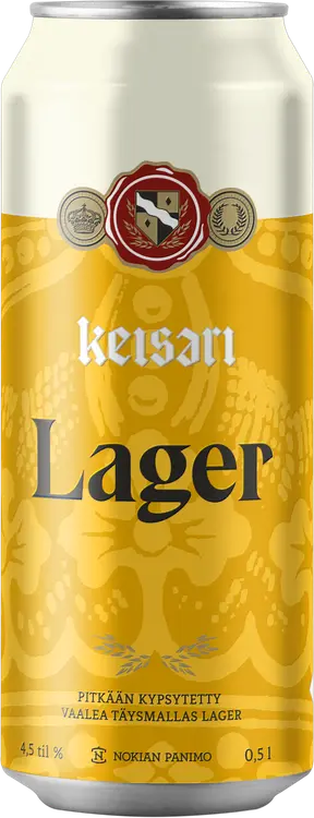 Keisari Lager olut 4,5 til-% 0,5l