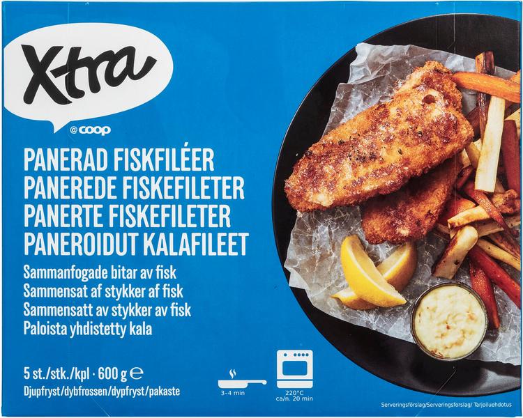 Xtra paneroidut kalafileet pakaste 600 g