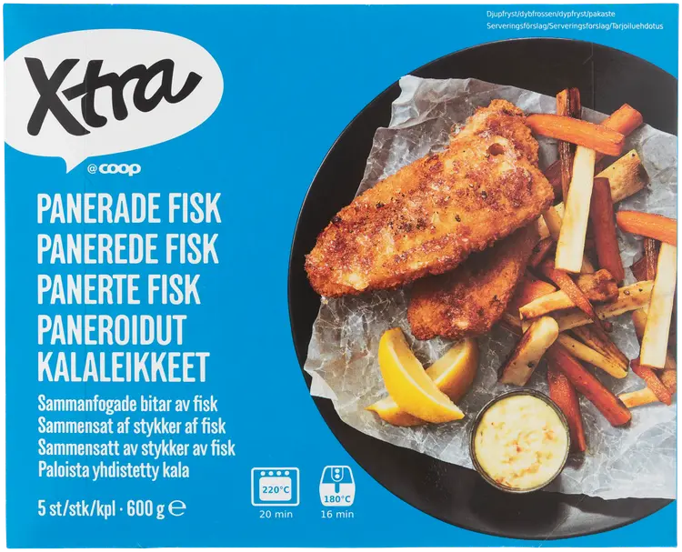 Xtra paneroidut kalafileet pakaste 600 g