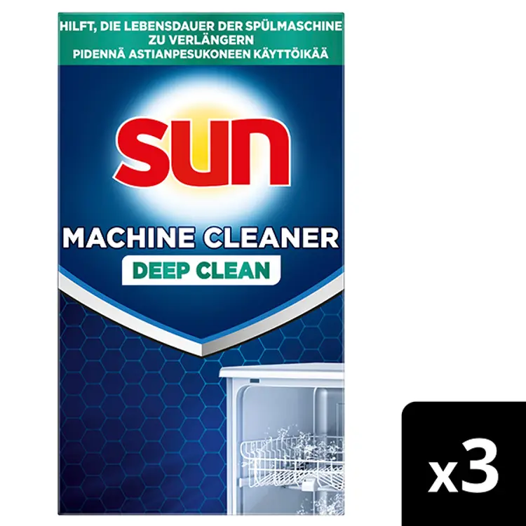 Sun Regular Astianpesukoneen puhdistus Myös pyykinpesukoneelle 3 kpl