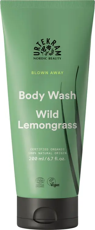URTEKRAM Wild Lemongrass Suihkusaippua 200 ml