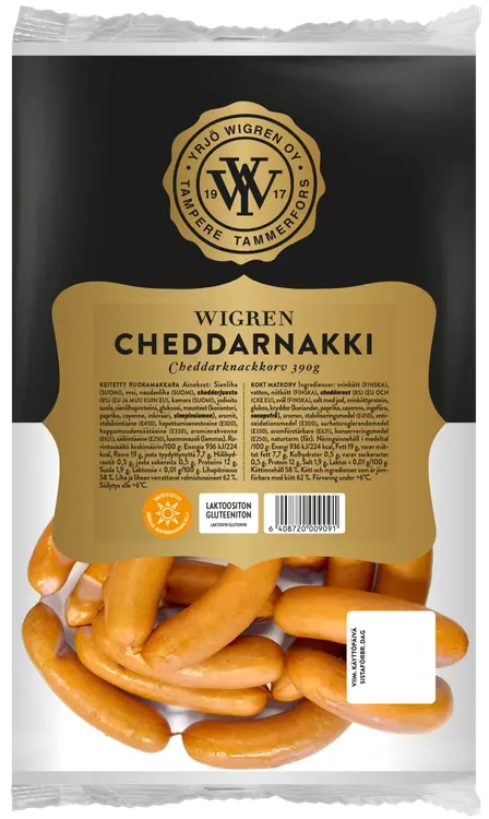 Wigren Cheddarnakki 390g