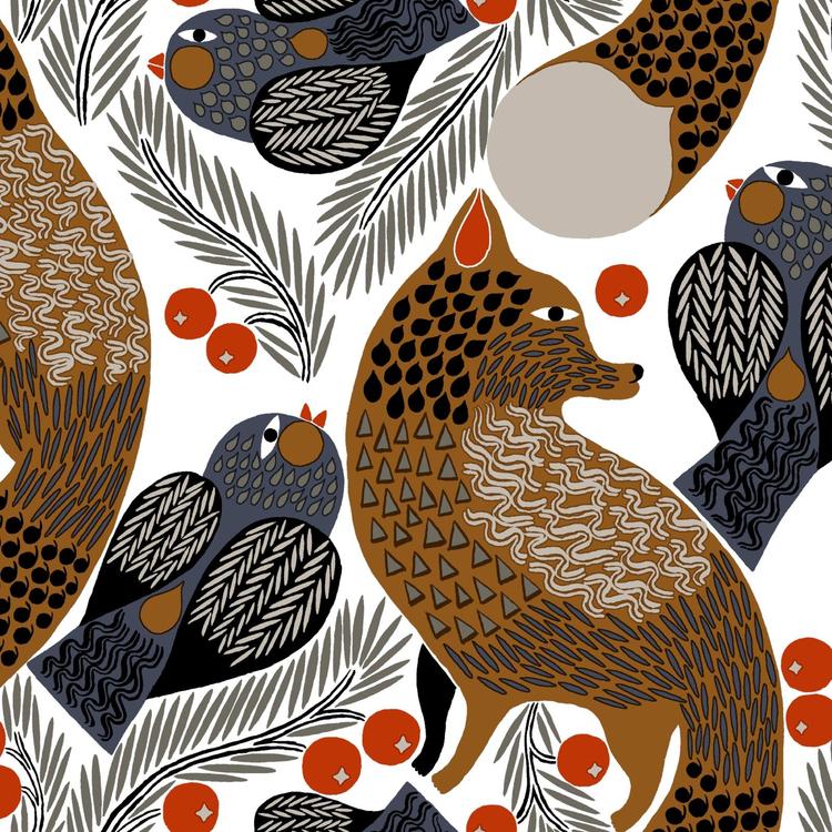 Marimekko Ketunmarja lautasliina 20kpl/33cm