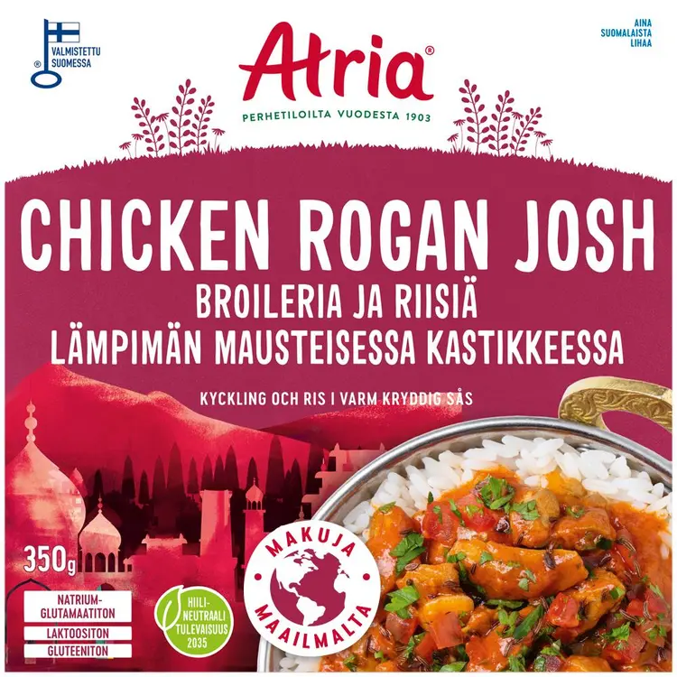 Atria Chicken Rogan Josh 350g