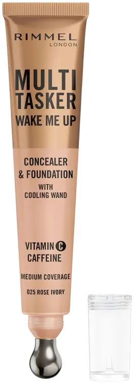 Rimmel Multi-Tasker Wake Me Up Concealer & Foundation 20 ml 025 Rose Ivory peitevoide